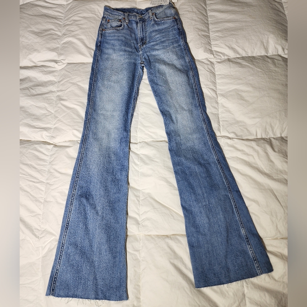 Etica Blue Flared Women Jeans
